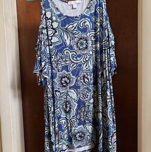 Westport 1962 cold shoulder top.